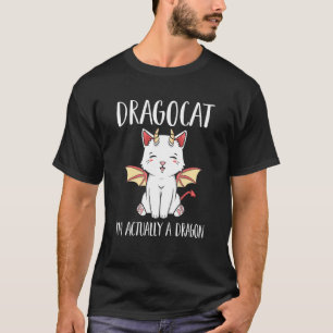 Dragocat im tatsächlich ein Dragon japanische Katz T-Shirt