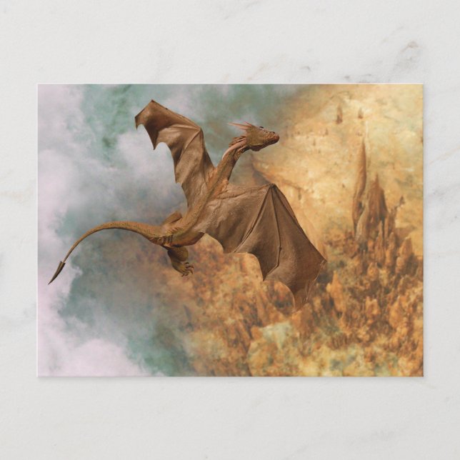 Dragon 01 Postkarte (Vorderseite)