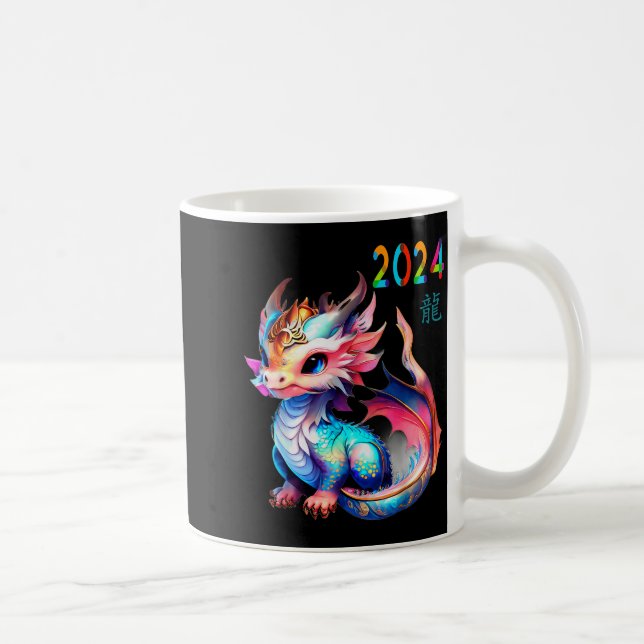 Dragon 2024 Year Of The Dragon Happy Lunar New Yea Kaffeetasse