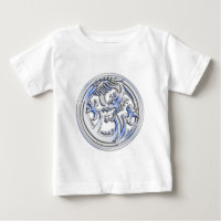 Dragon Abzeichen im Chrome-Stil auf Carbon Fibre P