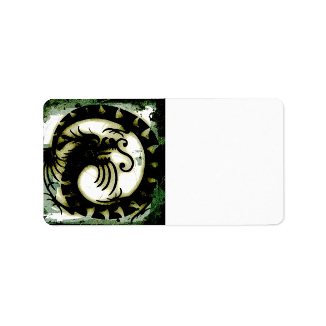 Dragon Address Label Adressaufkleber (Vorne)