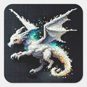 Dragon Air Elemental Square Sticker