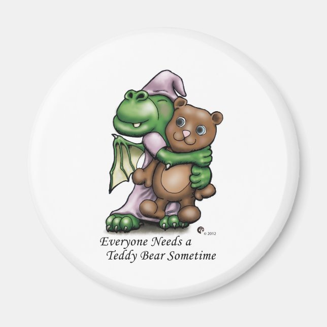 Dragon and Bear Frdige Mag Magnet (Vorne)