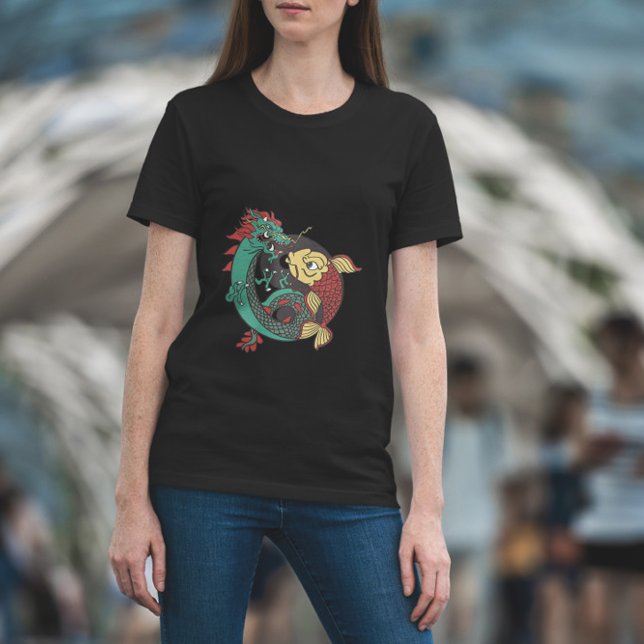 Dragon and Fish Yang T-Shirt (Von Creator hochgeladen)
