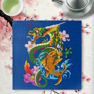 Dragon and Koi Puzzle