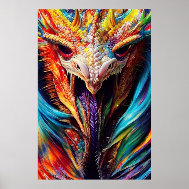 Dragon Animal Discovery Adventure Nature Planet Poster (Vorne)
