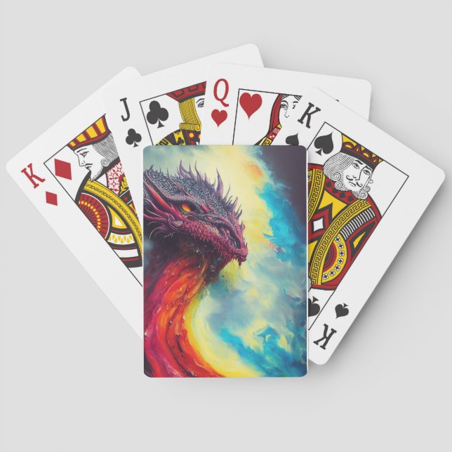 Dragon Animal Discovery Adventure Nature Planet Spielkarten (Rückseite)