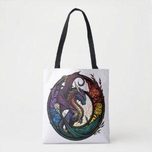 Dragon Animal Portrait Gestaltete Glas Wildlife Fr