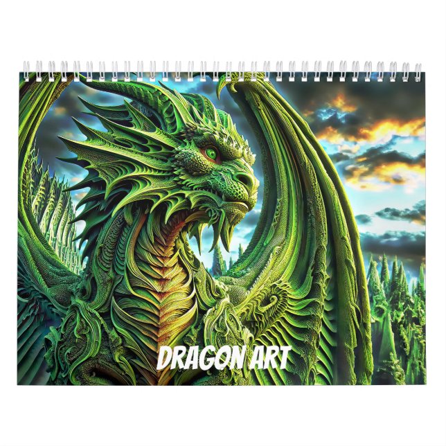 Dragon Art Calendar 2026 Kalender (Titelbild)