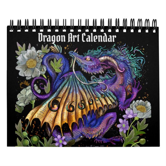 Dragon Art Calendar Kalender (Titelbild)