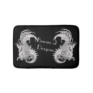 Dragon Art Nouveau Badematte