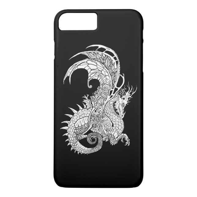 Dragon Art Nouveau Case-Mate iPhone Hülle (Rückseite)