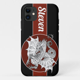 Dragon Art Nouveau Style Ink zeichnend Case-Mate iPhone Hülle