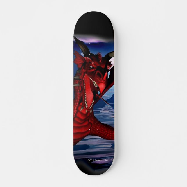 Dragon Attack 3D Fantasy Skateboard (Vorne)