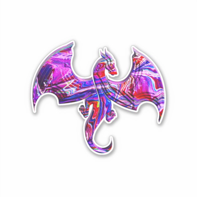 Dragon Aufkleber (Vorderseite)
