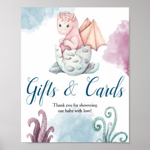 Dragon Baby Shooting Geschenk und Karten Display P Poster