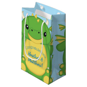 Dragon Baby Shower Blue Kleine Geschenktüte