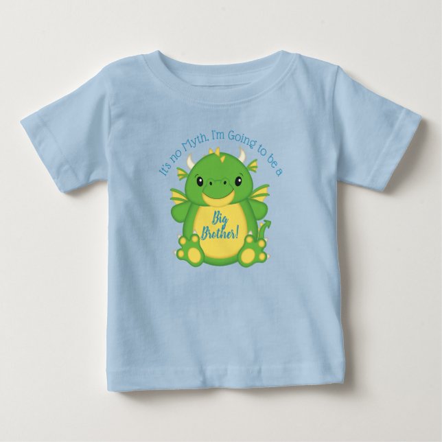 Dragon Baby Shower Blue T-shirt (Vorderseite)