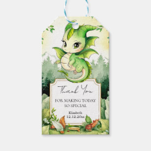 Dragon Baby Shower Geschenkanhänger