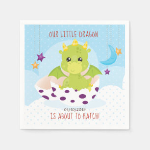 Dragon Baby Shower Serviette