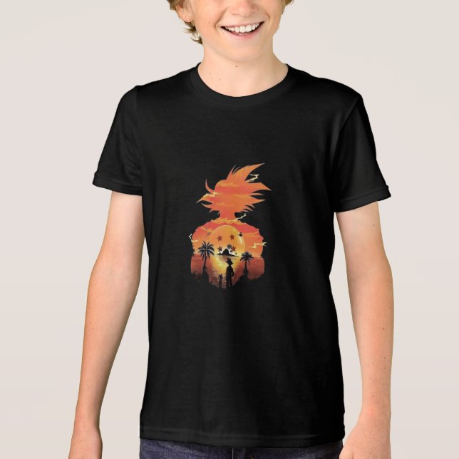 Dragon ball Z Tri-Blend Shirt (Vorderseite)