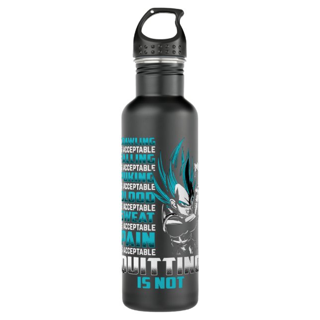 DRAGON BALLL SUPERR Vegetaa Edelstahlflasche (Vorderseite)