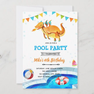 Dragon Beach Pool - Einladung zum Geburtstag