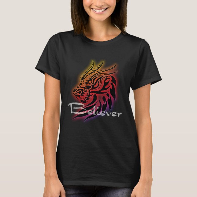 Dragon Believer  Imagine this  for Dragon Fans T-Shirt (Vorderseite)