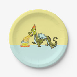 Dragon Birthday Party Pappteller
