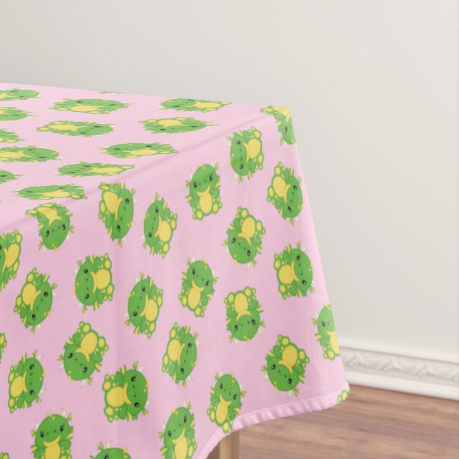 Dragon Birthday Party Pink Tischdecke (Beispiel)