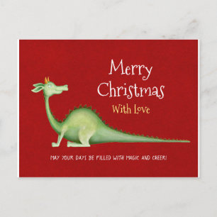 Dragon blickt zurück postkarte