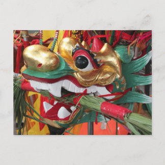 Dragon Boat headpiece Postkarte