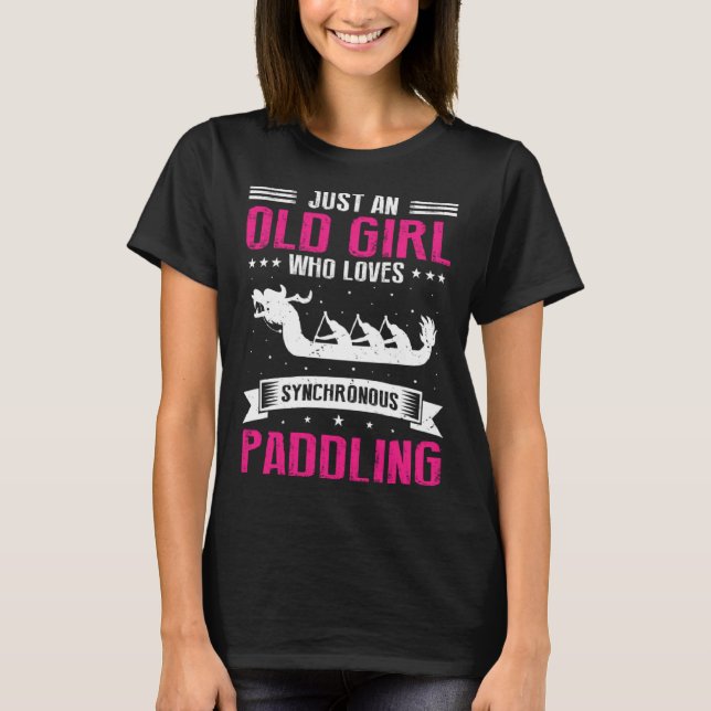 Dragon Boat Paddling Desgin for Dragon Boat Racing T-Shirt (Vorderseite)