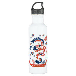 Dragon Boat Racing Design Edelstahlflasche