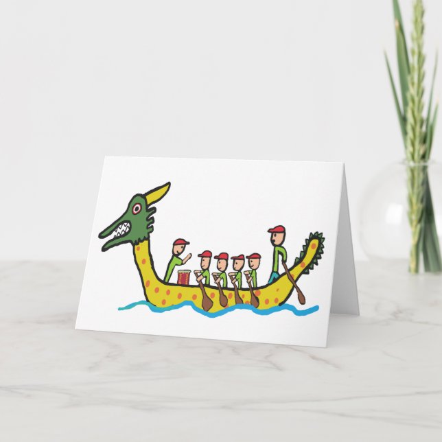 Dragon Boat Racing Karte (Vorderseite)