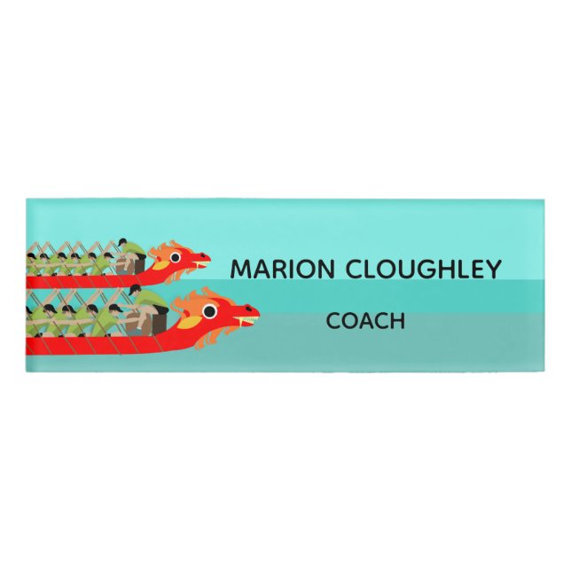 Dragon Boat Racing Namenschild (Vorderseite)