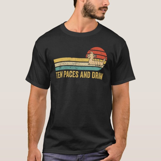 Dragon Boat Racing Paddle Boat Ten Paces And Draw T-Shirt (Vorderseite)