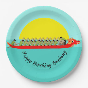 Dragon Boat Racing Pappteller