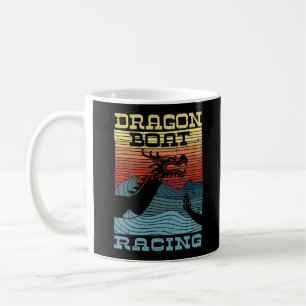 Dragon Boat Racing Retro Look Kaffeetasse