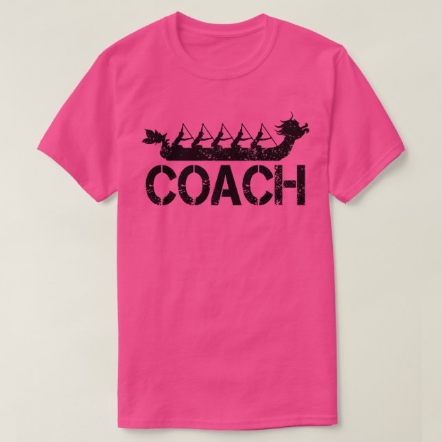 Dragon Boat Racing Team Coach T-Shirt (Design vorne)
