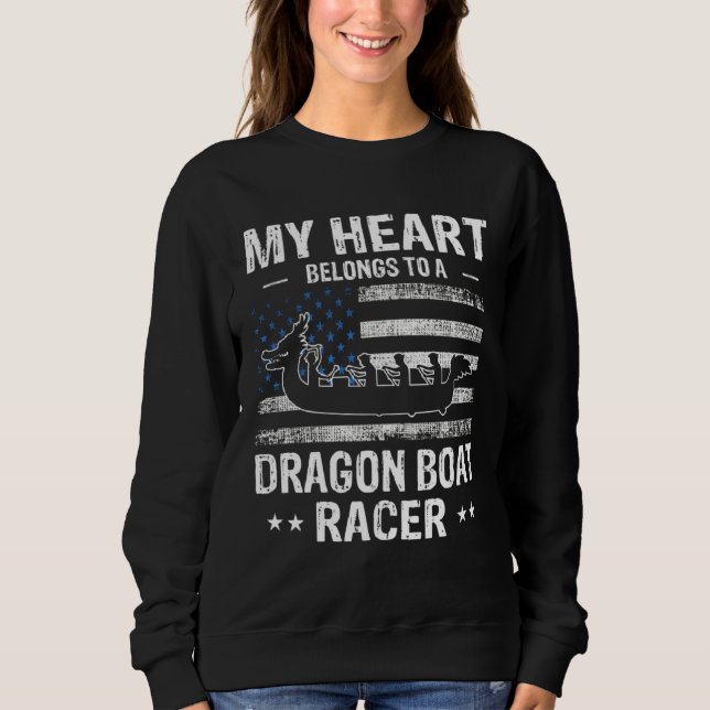 Dragon Boat Racing Theme for Dragonboating  11 Sweatshirt (Vorderseite)