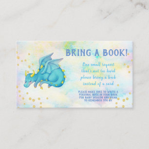 Dragon Book Request Baby Shooting Card Begleitkarte