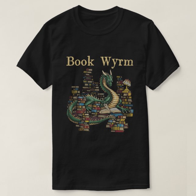 Dragon BOOK WYRM T-Shirt (Design vorne)