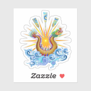 Dragon Bootlogos für Sun Rays Aufkleber