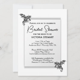 Dragon Bridal Duwer Einladung