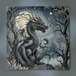 Dragon by Moonlight Puzzle