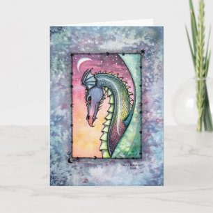 Dragon Card 'Dragon at Dusk' Molly Harrison Karte