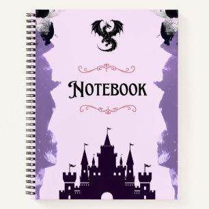 Dragon Castle Fantasy Notebook Notizbuch