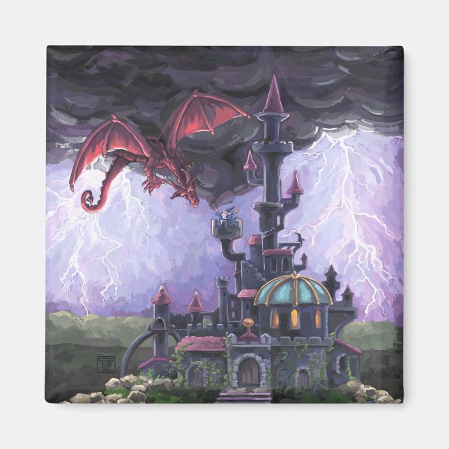 Dragon Castle Magnet (Vorne)