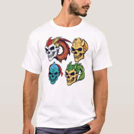 Dragon Chic Skull - Niedliches Anime Inspiriert T-Shirt